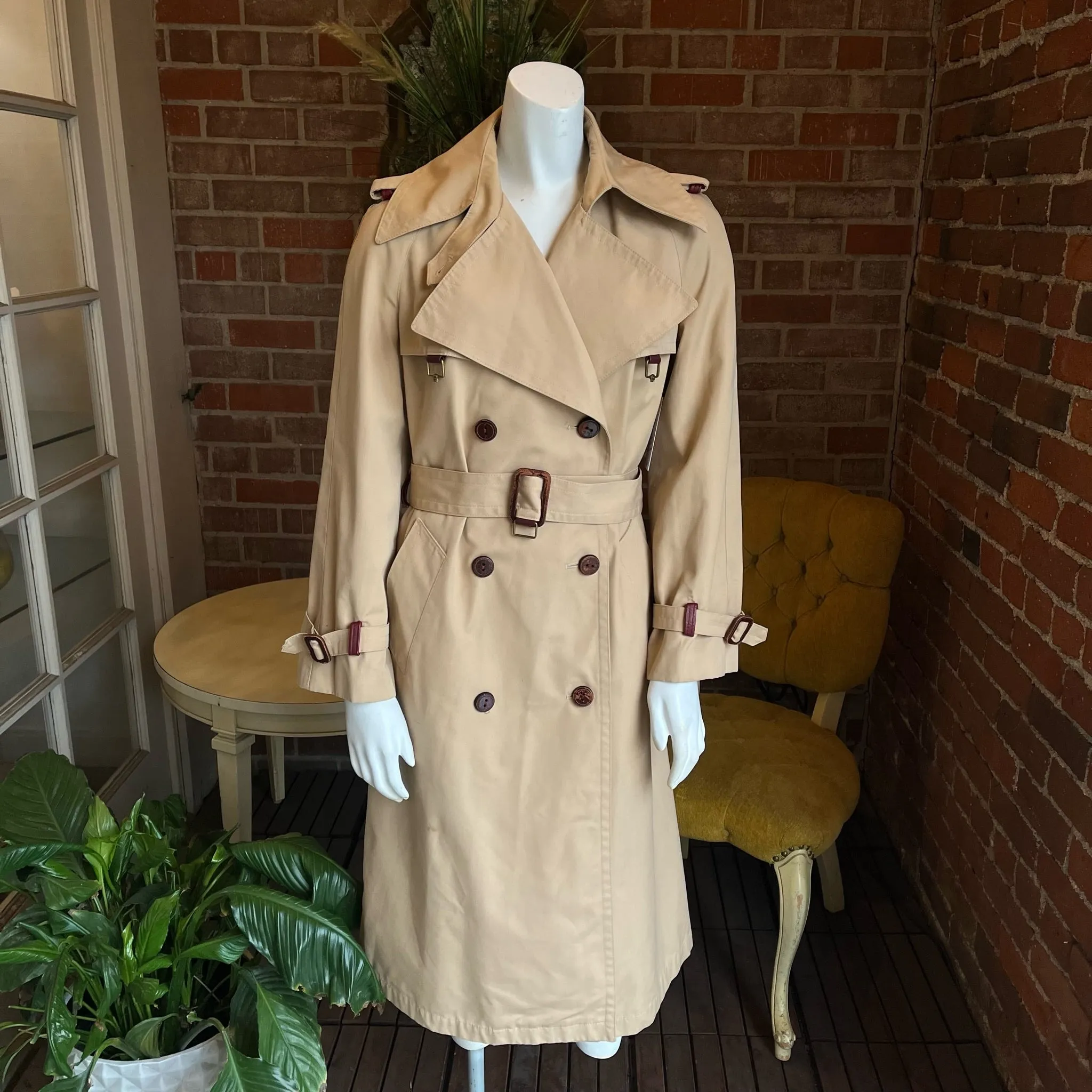 1970s Etienne Aigner Rain Trench Coat