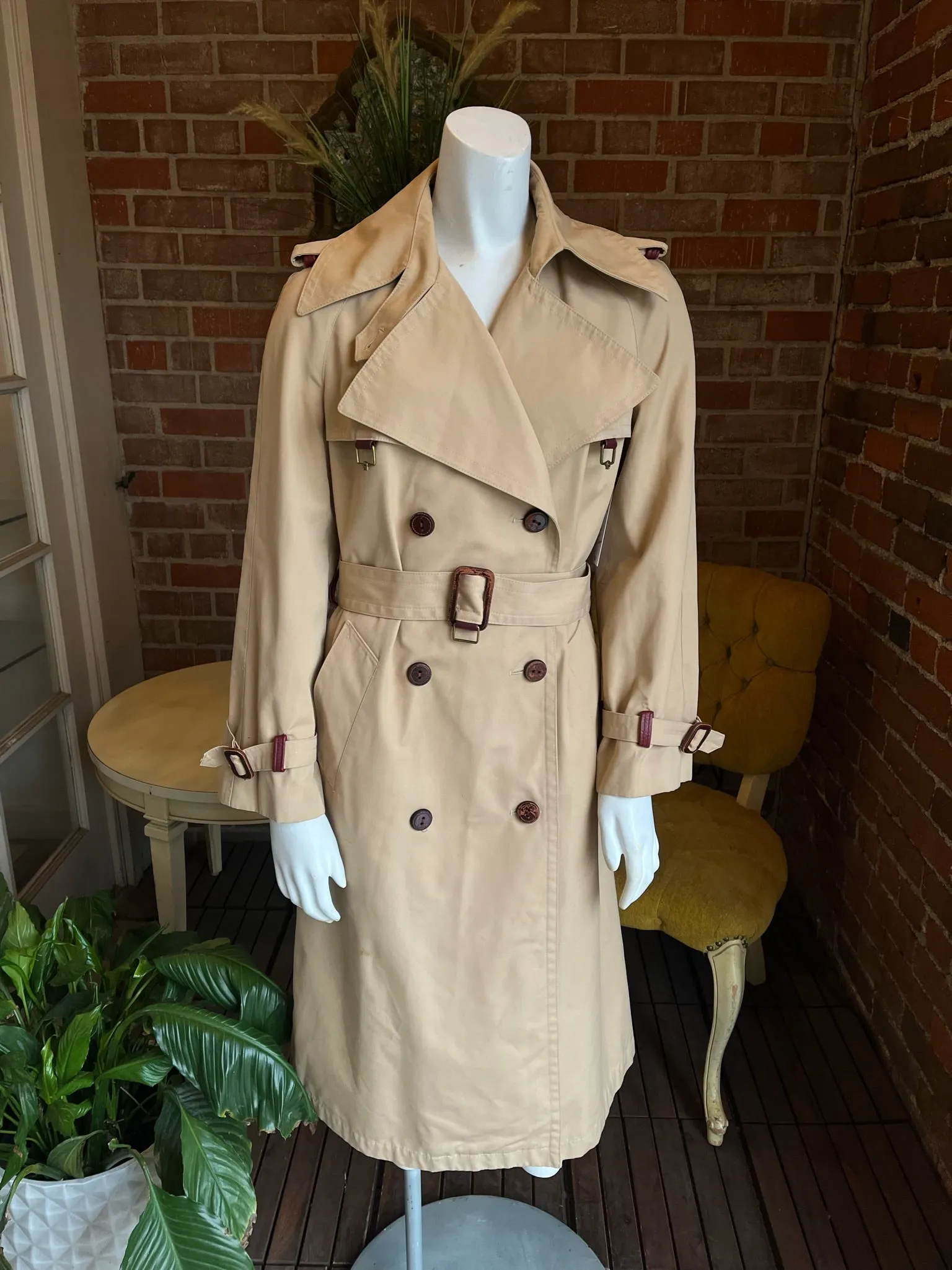 1970s Etienne Aigner Rain Trench Coat