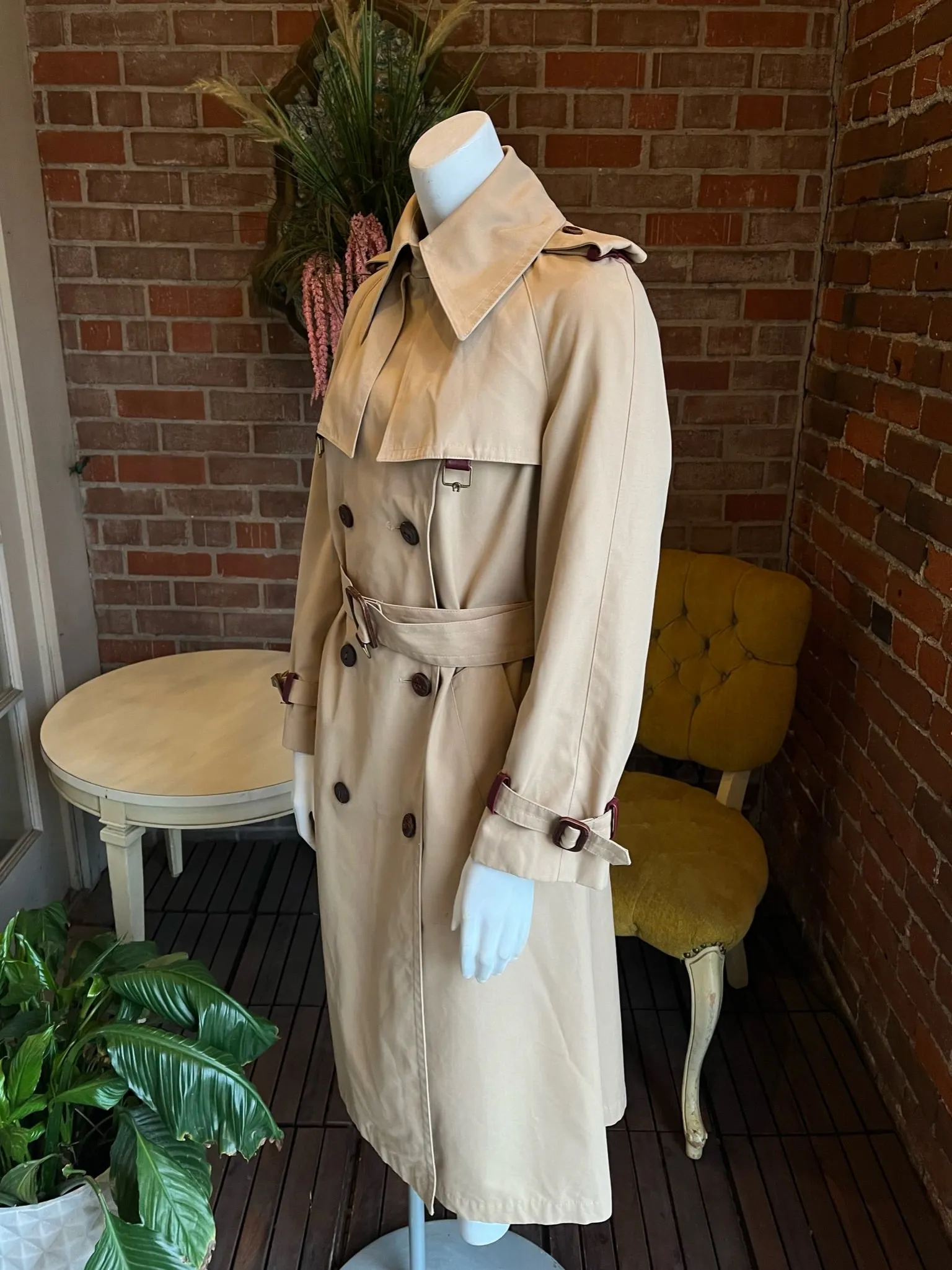 1970s Etienne Aigner Rain Trench Coat