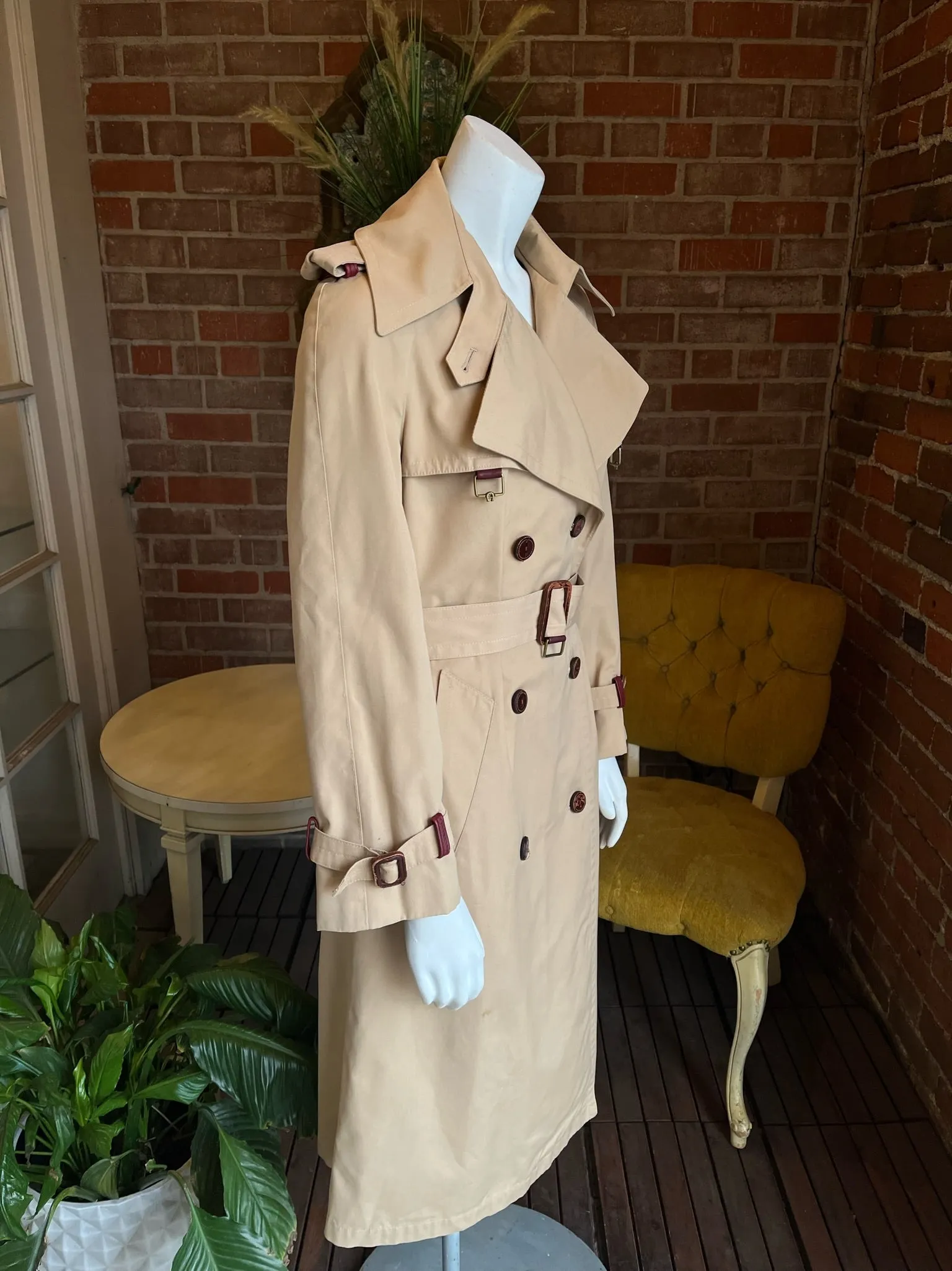 1970s Etienne Aigner Rain Trench Coat