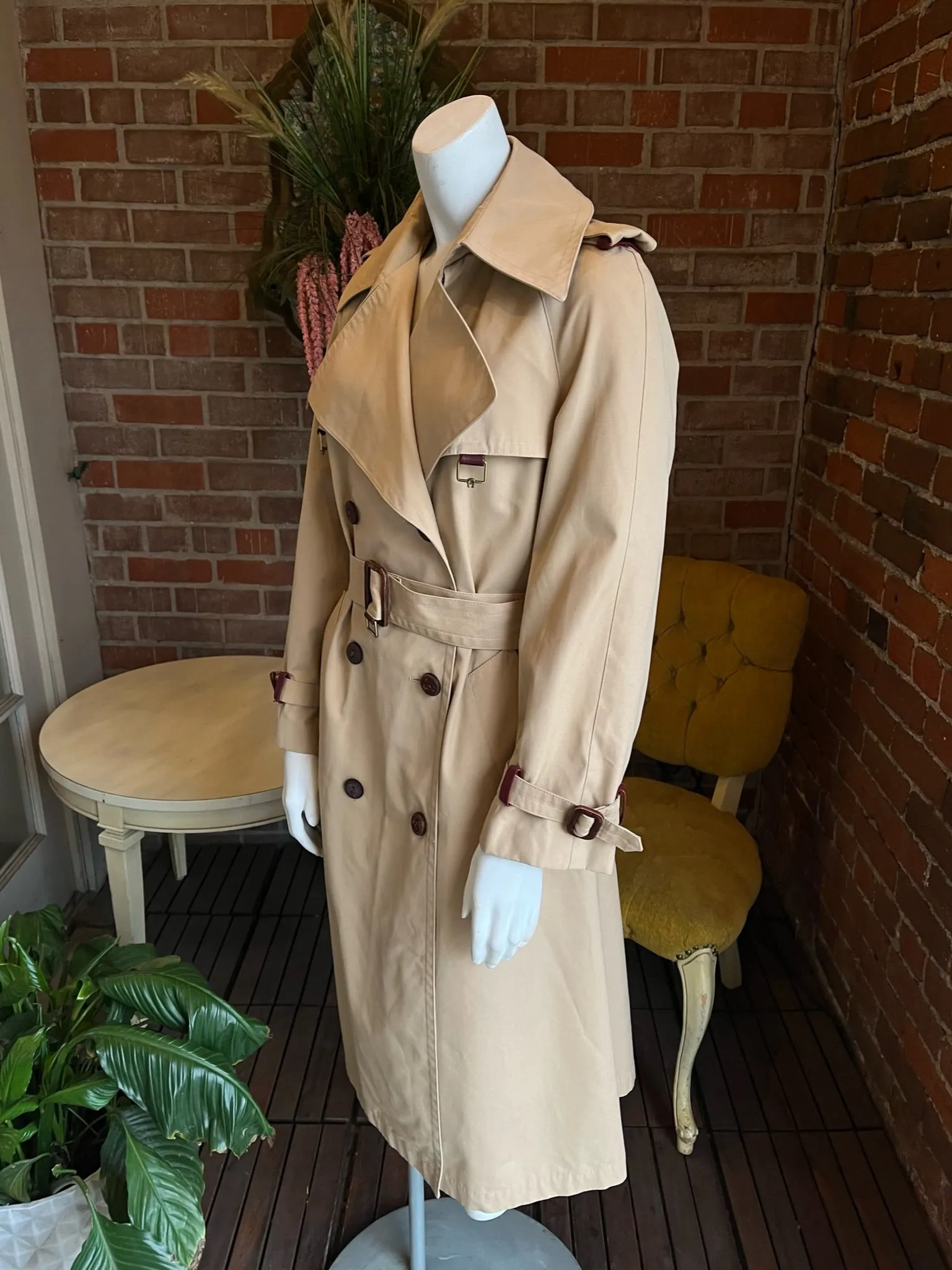 1970s Etienne Aigner Rain Trench Coat
