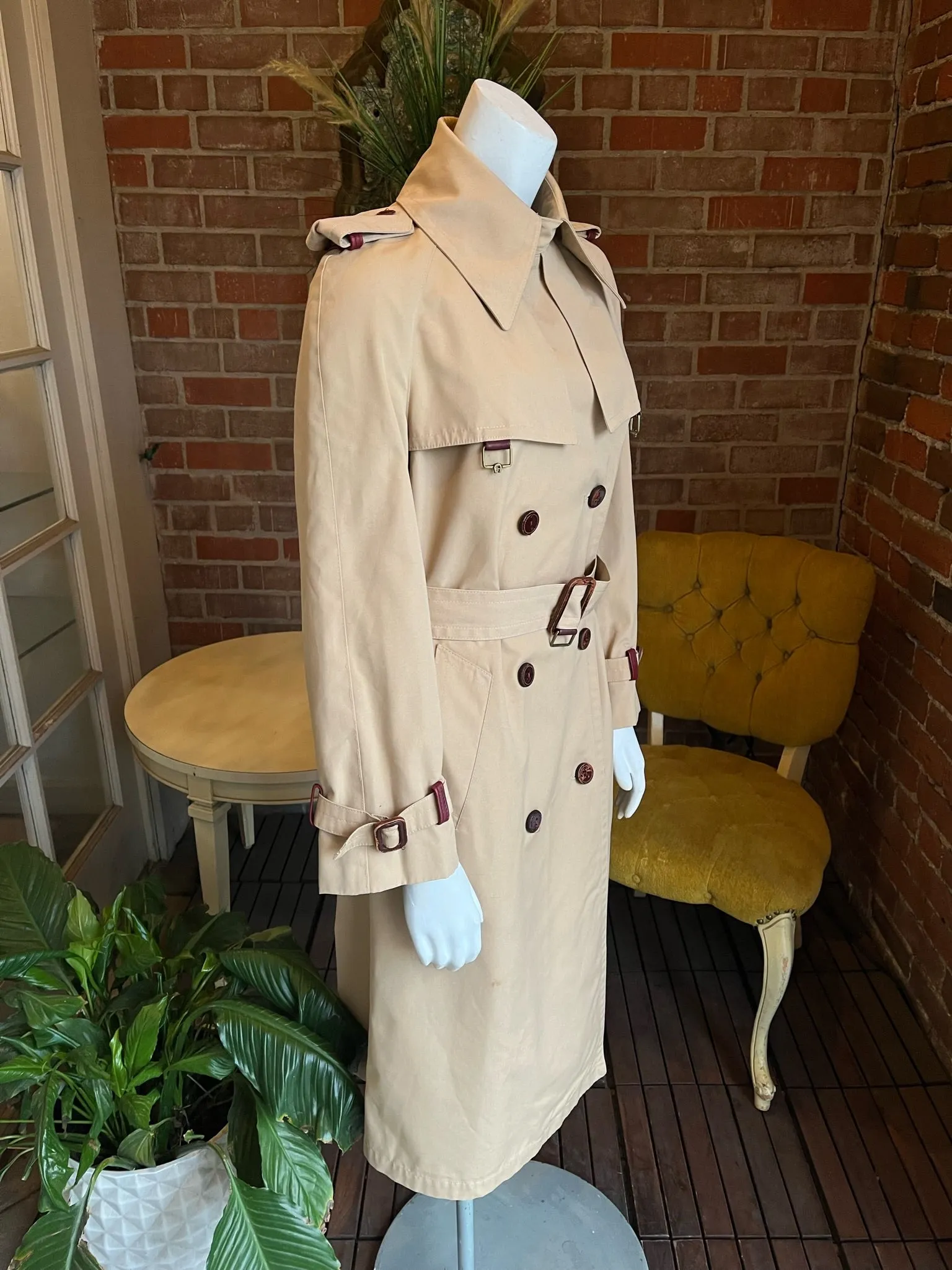 1970s Etienne Aigner Rain Trench Coat