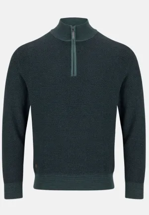 6th Sense Stanley Half Zip Sweater - Balsam