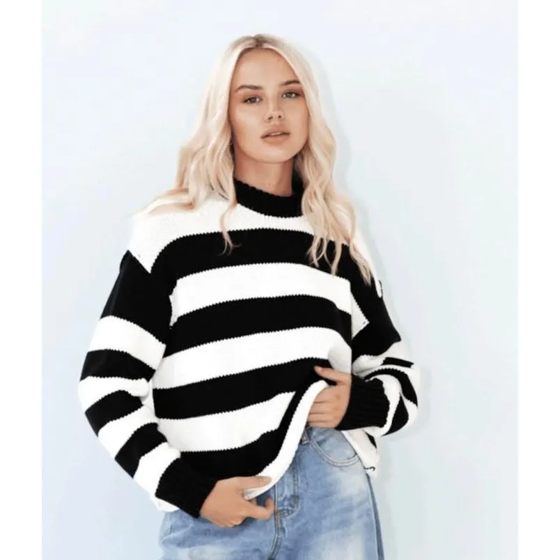 Anika Stripe Knit Jumper