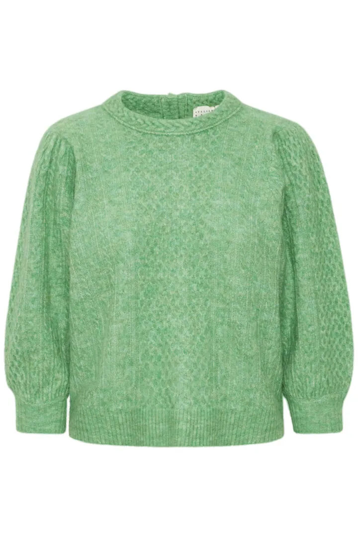 Atelier Reve Azora Knit-Peppermint Melange-20121305