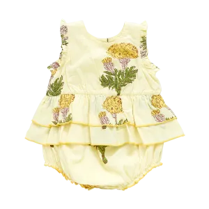 Baby Girls Heidi Bubble - Yellow Marigold