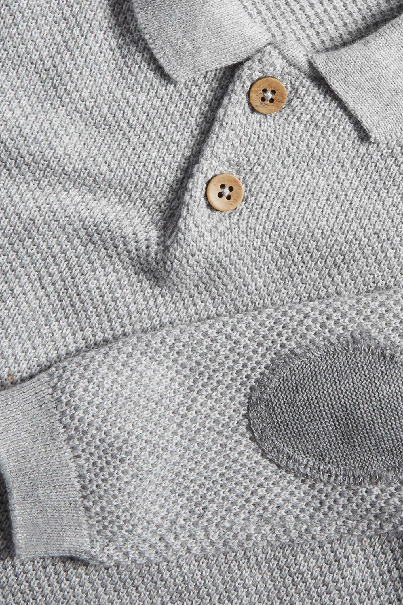 Baby grey grandad jumper