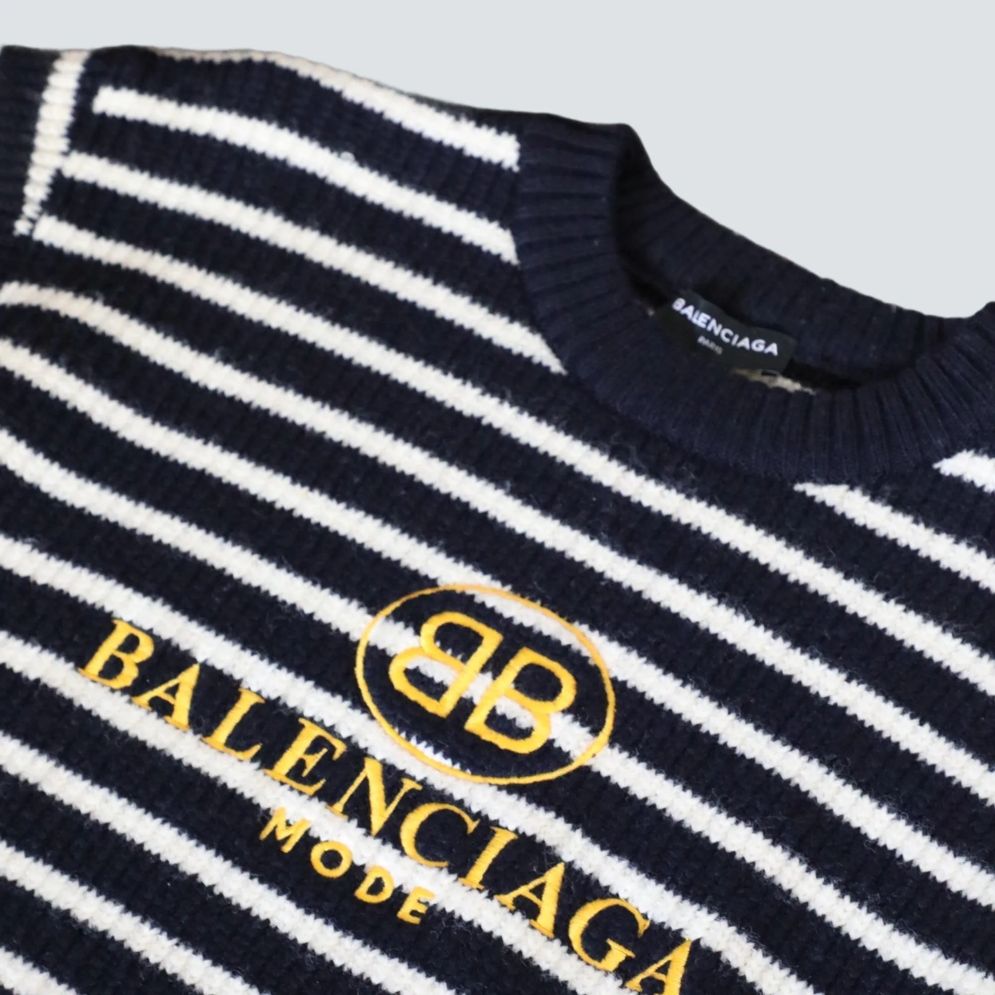 Balenciaga Striped Knitwear jumper (M)