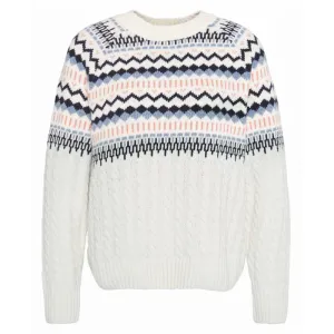 Barbour Marnie Knitted Ladies Jumper - Ecru