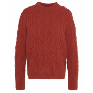 Barbour Solway Knitted Ladies Jumper - Spiced Pumpkin