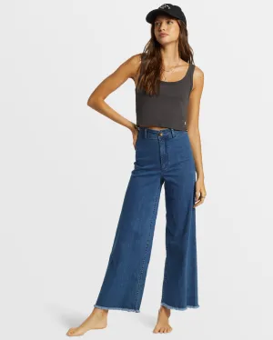 Billabong Free Fall High-Waist Pants - OCEANA BLUE