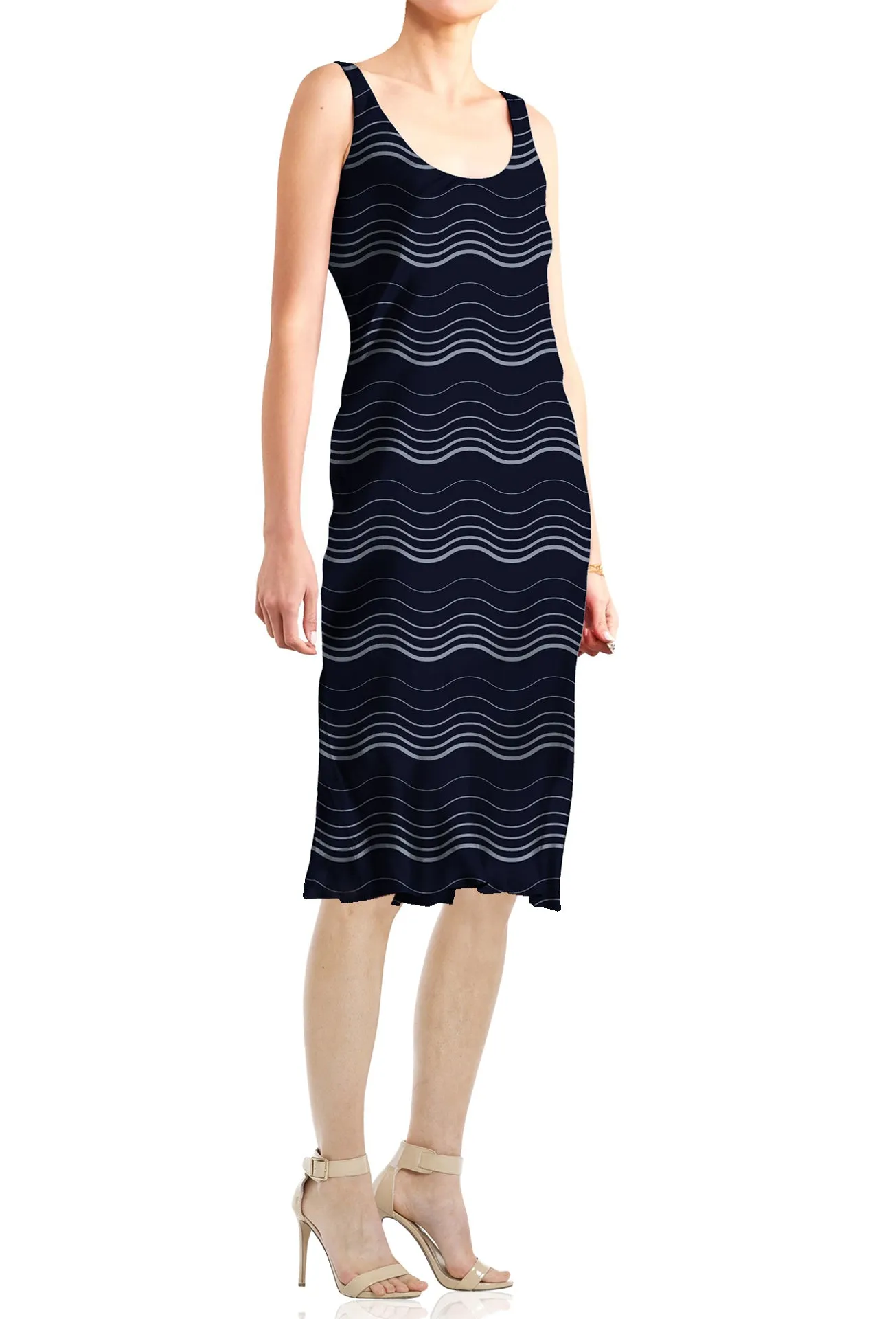 Black Midi Sexy Dress