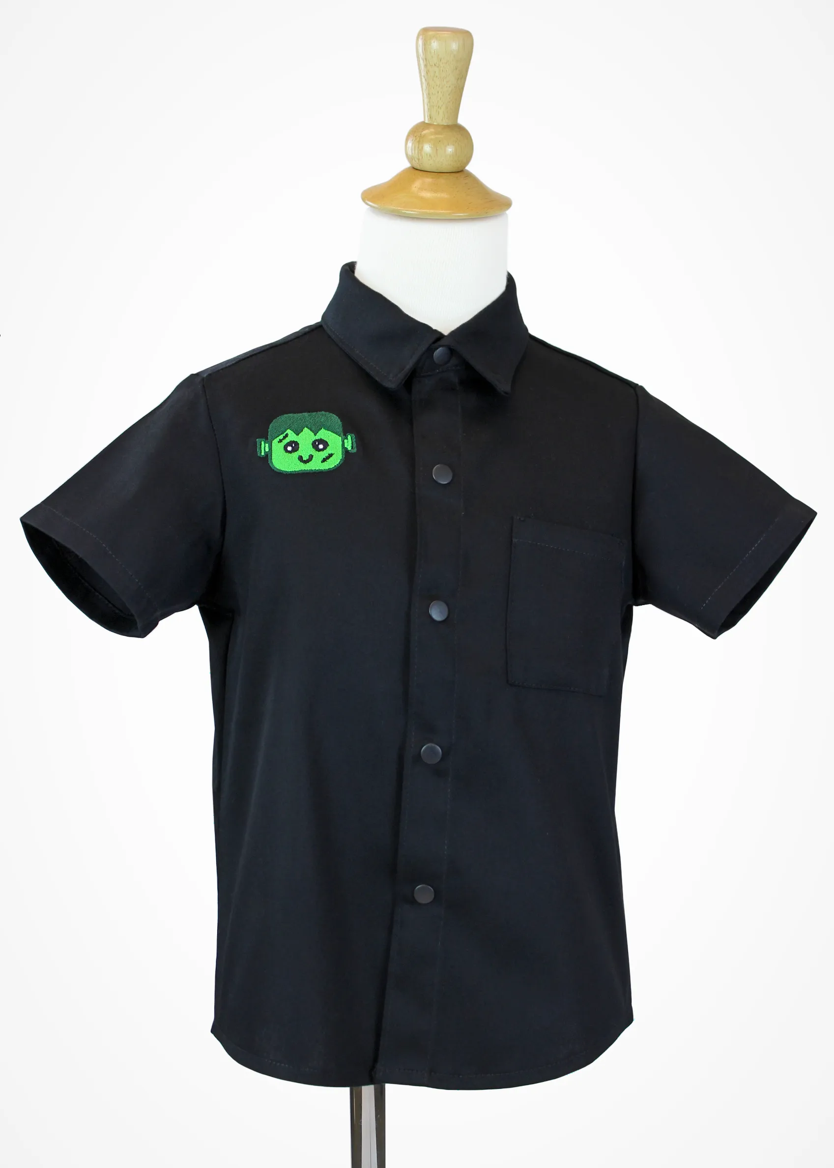Boy's Embroidered Frankenstein Top #E-FBT