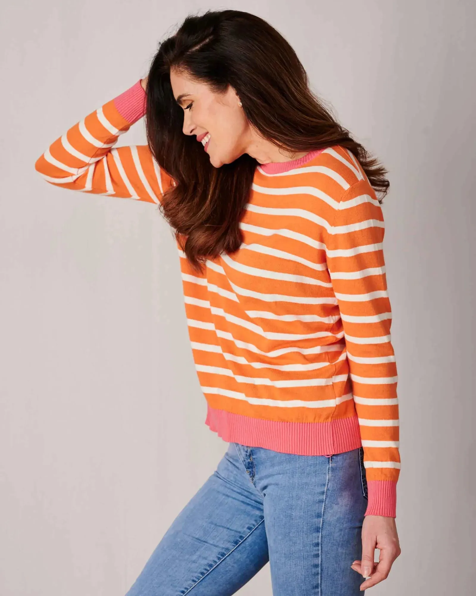 Brittany Jumper - Tangerine