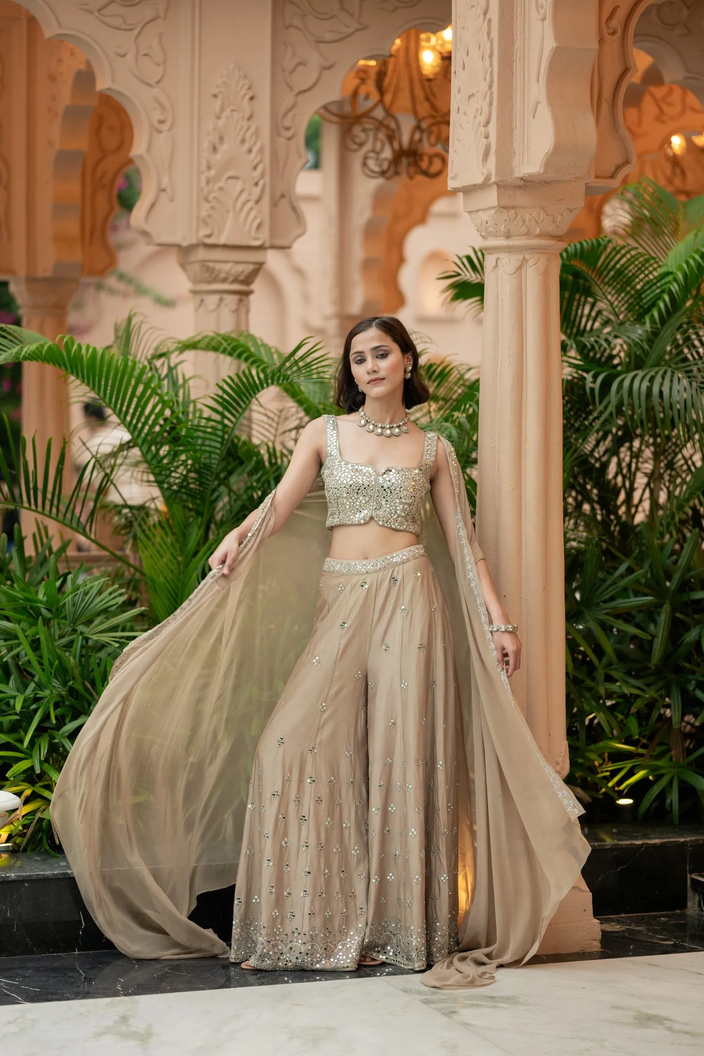 Brown  cape Set