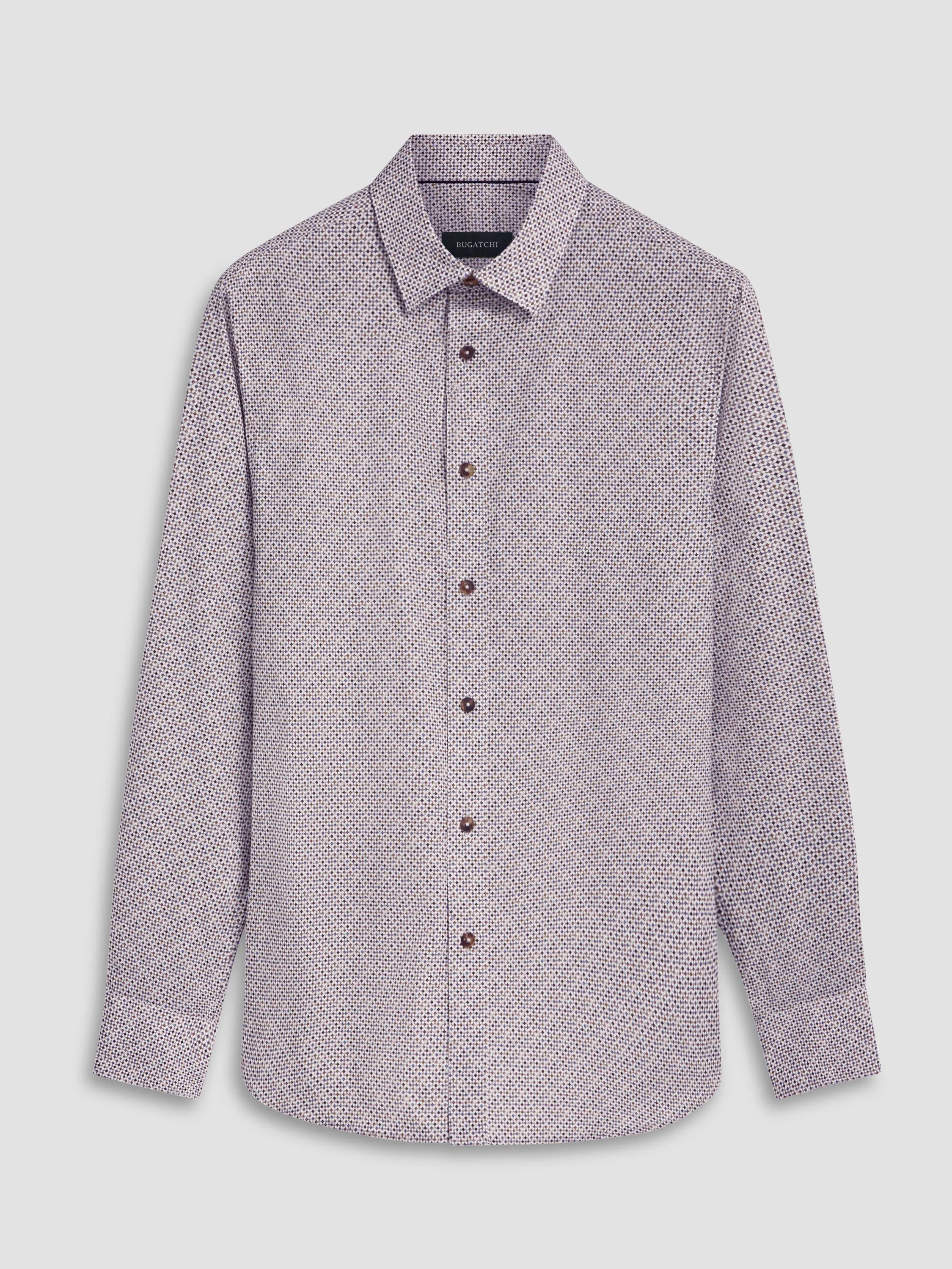 Bugatchi Willow Tiles  6 Way Stretch Long Sleeve