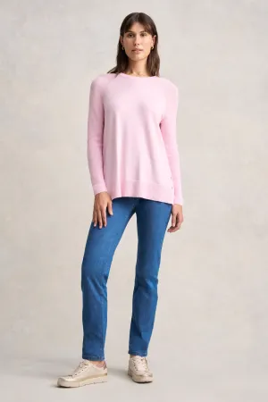 Button Side Detail Jumper - Ice Pink