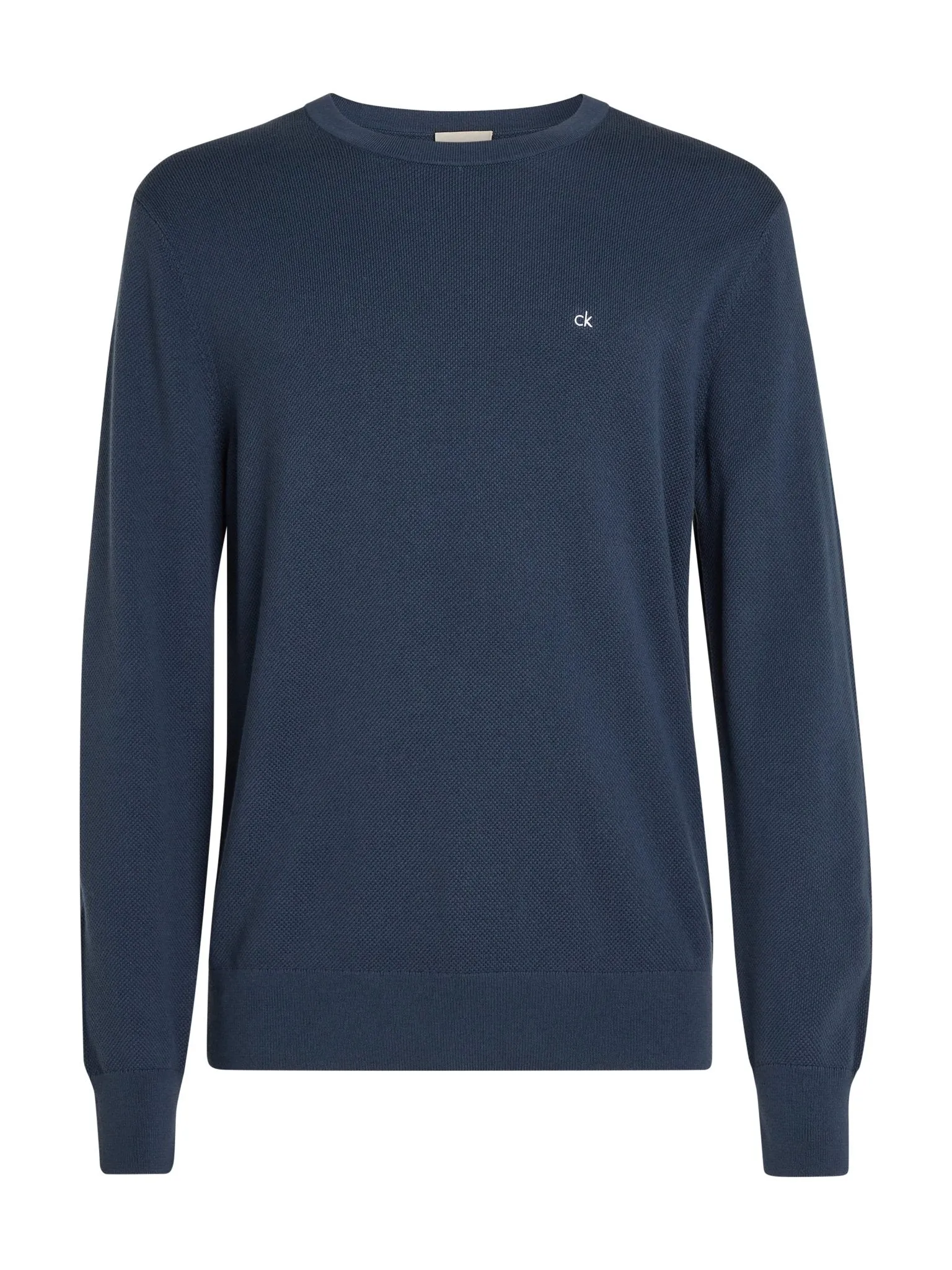 Calvin Klein Micro Pique Structure Crew Neck Jumper