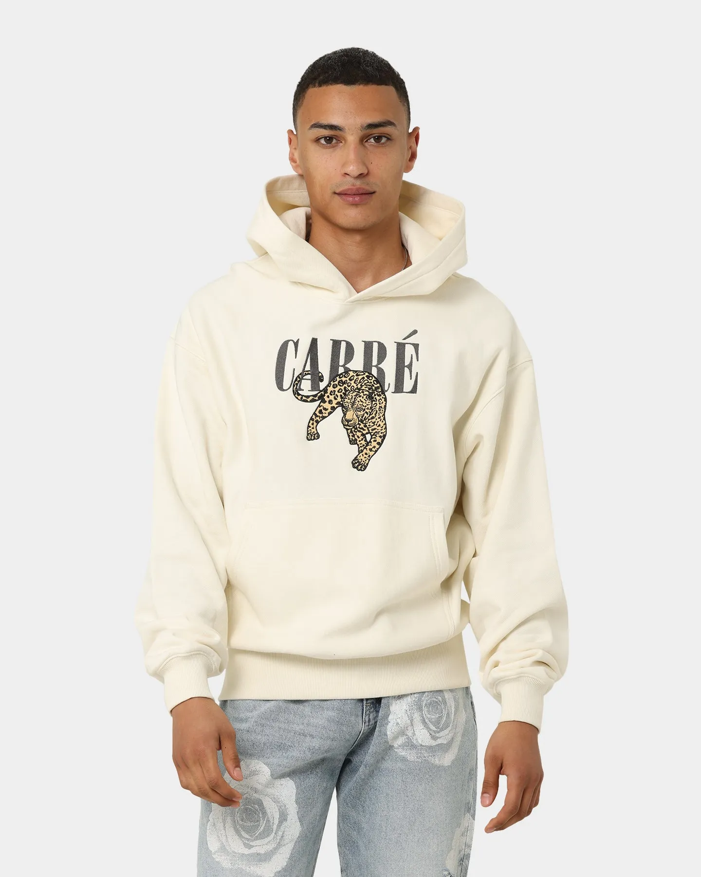 Carré Leo Oversized Hoodie Off White
