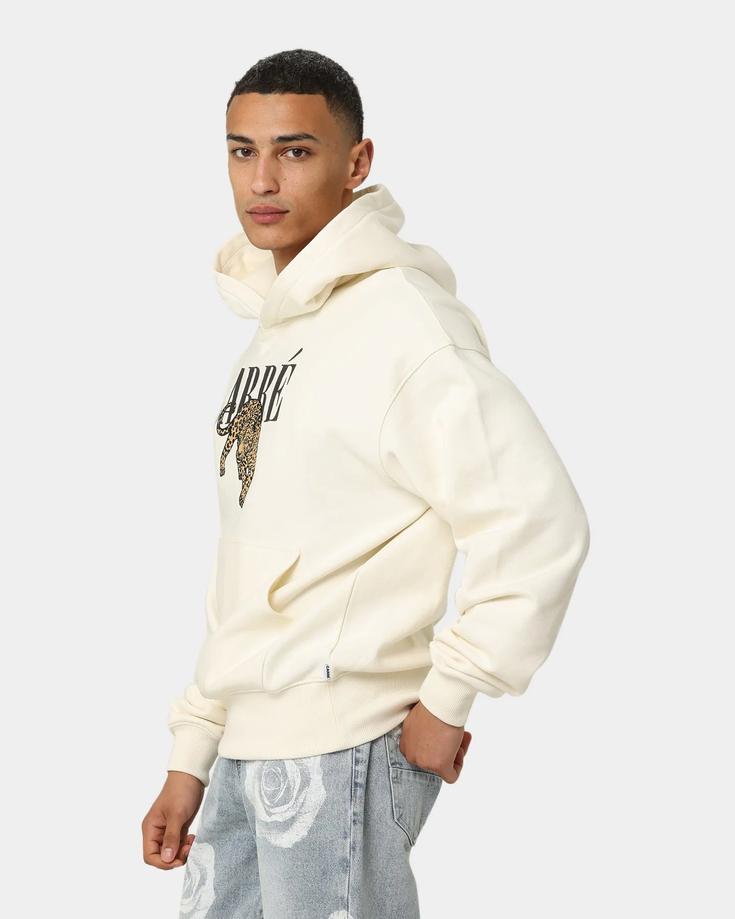 Carré Leo Oversized Hoodie Off White