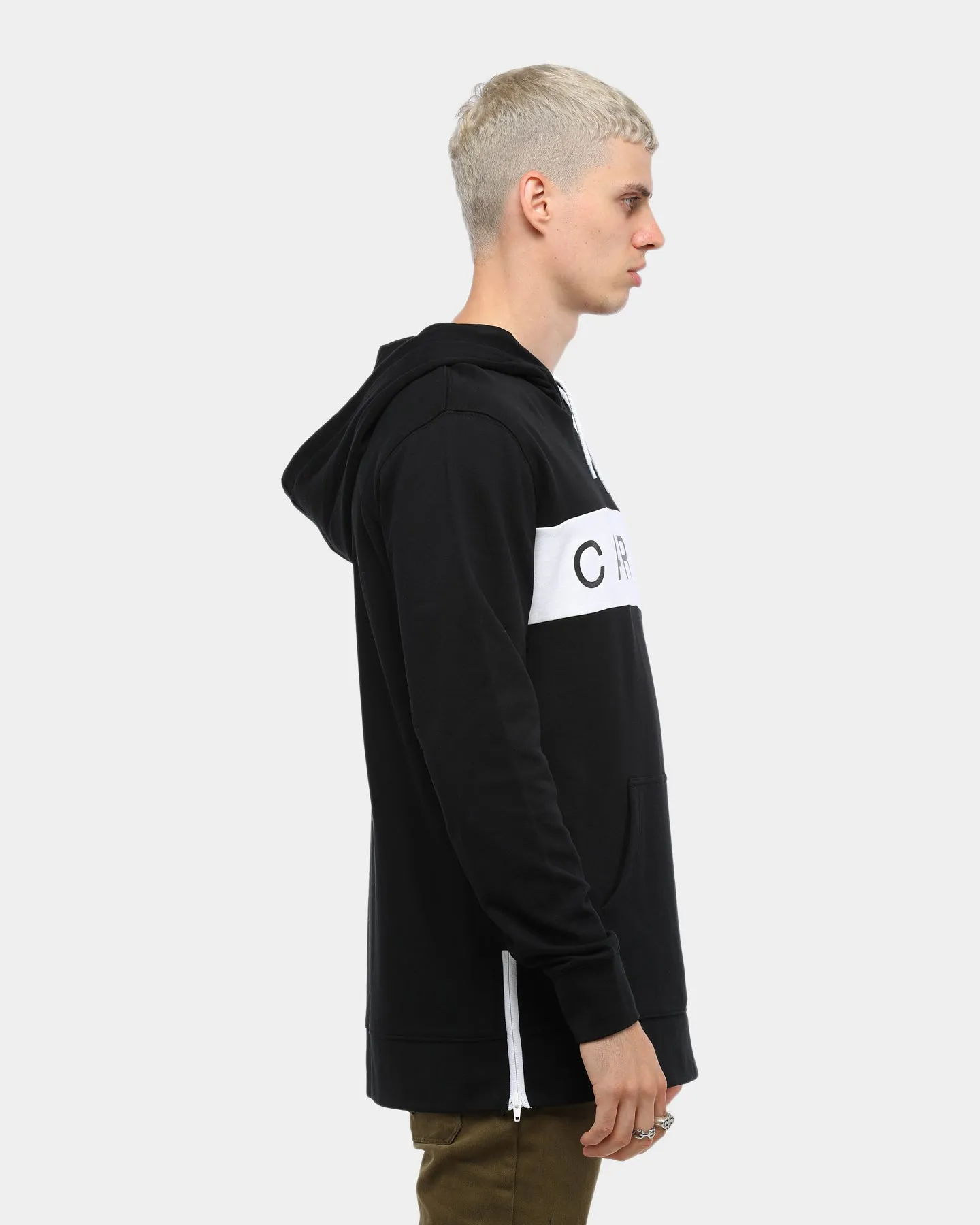 Carré Piece Hood Black/White