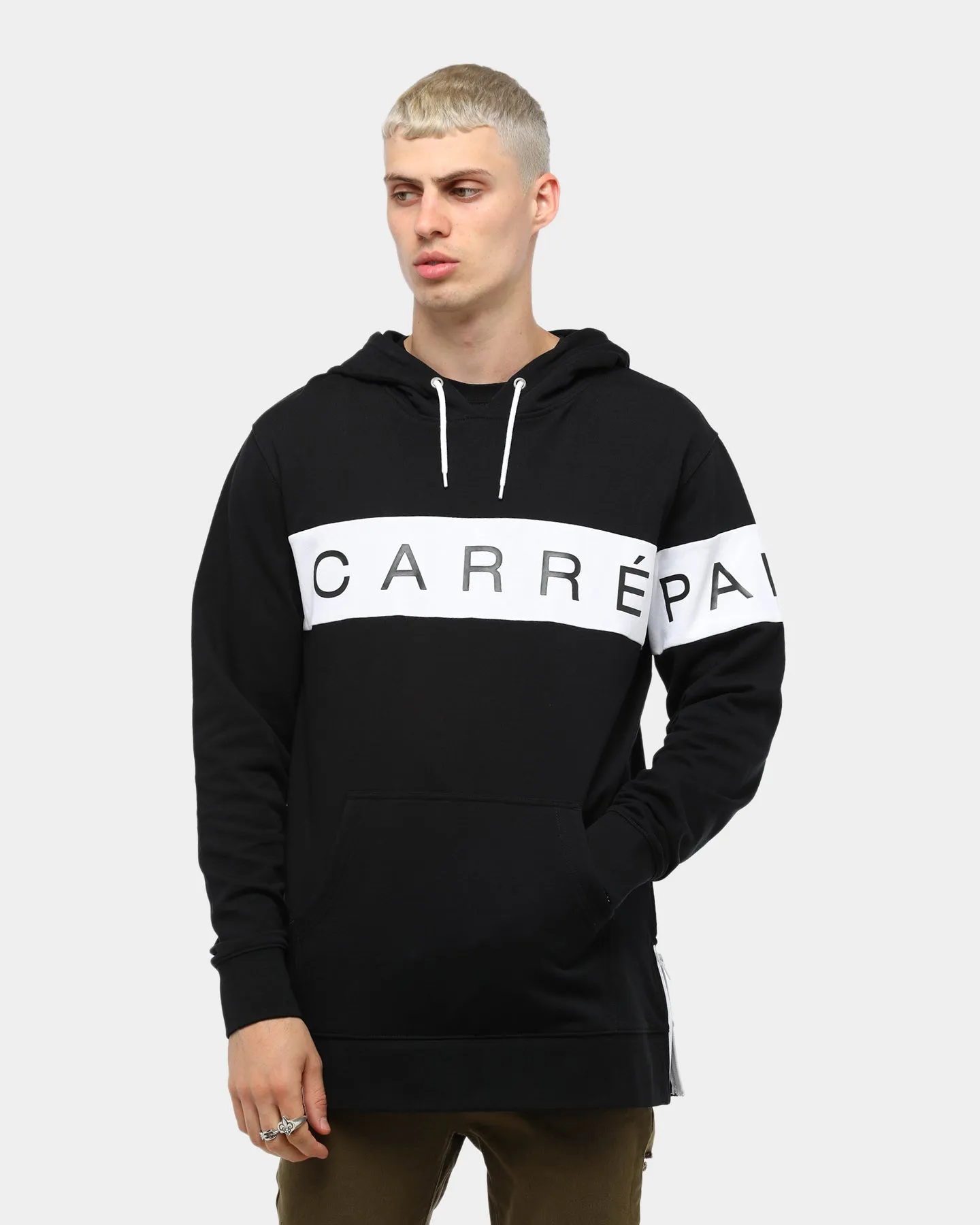 Carré Piece Hood Black/White