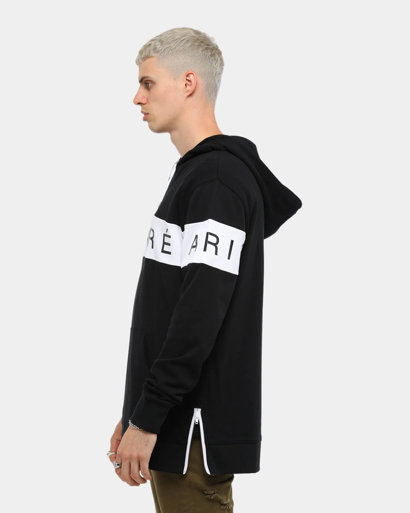 Carré Piece Hood Black/White