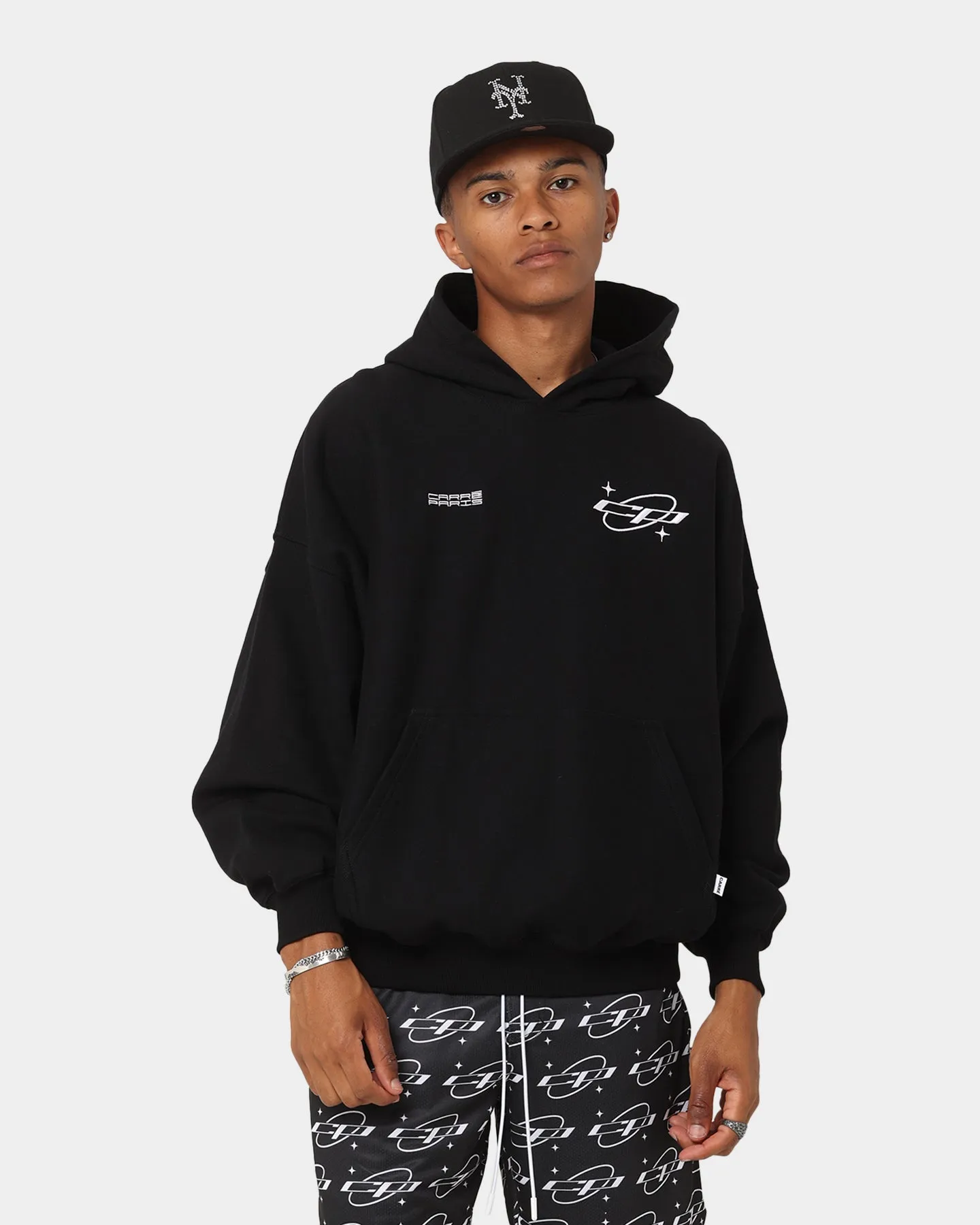 Carré Star Sign Oversized Hoodie Black