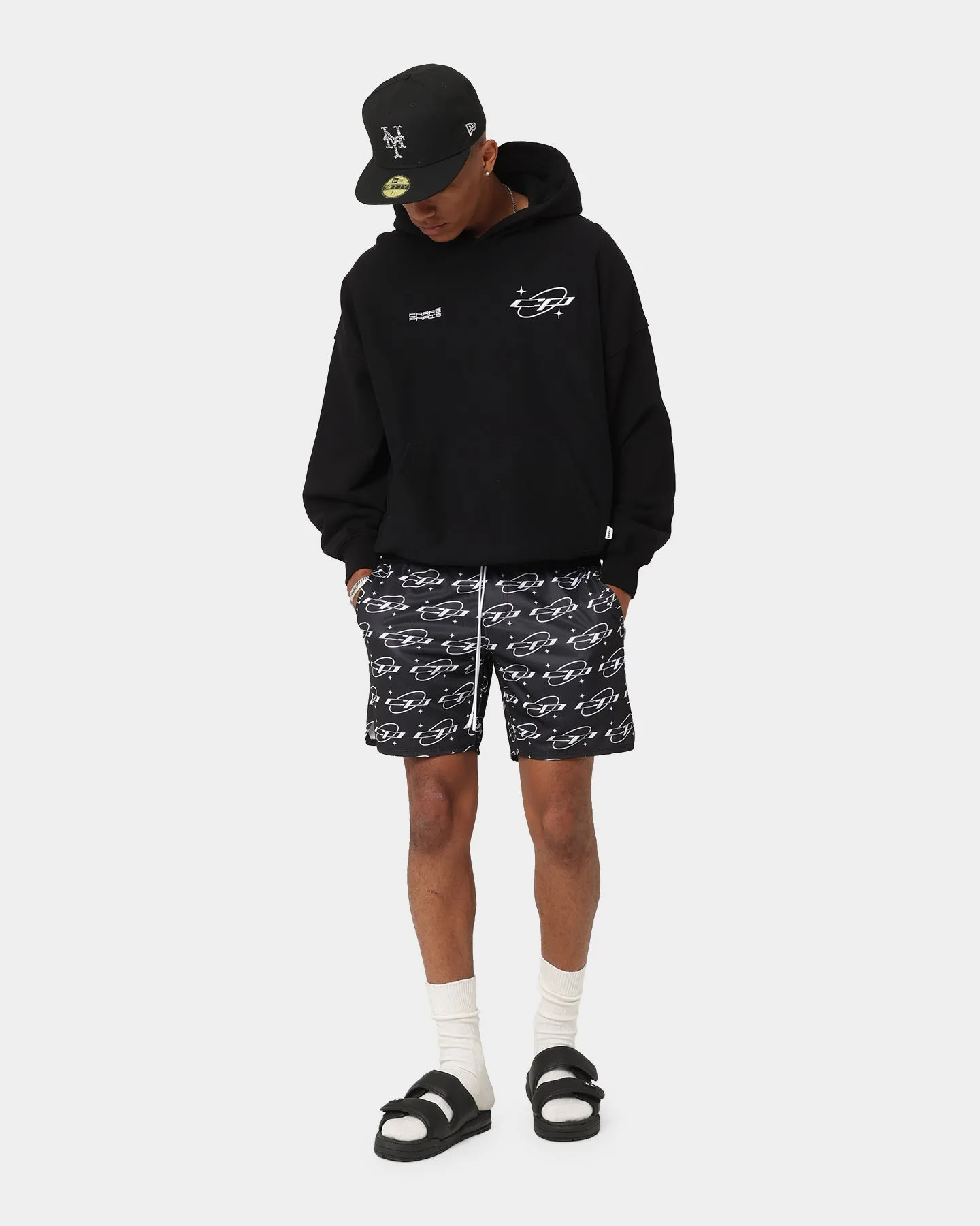 Carré Star Sign Oversized Hoodie Black