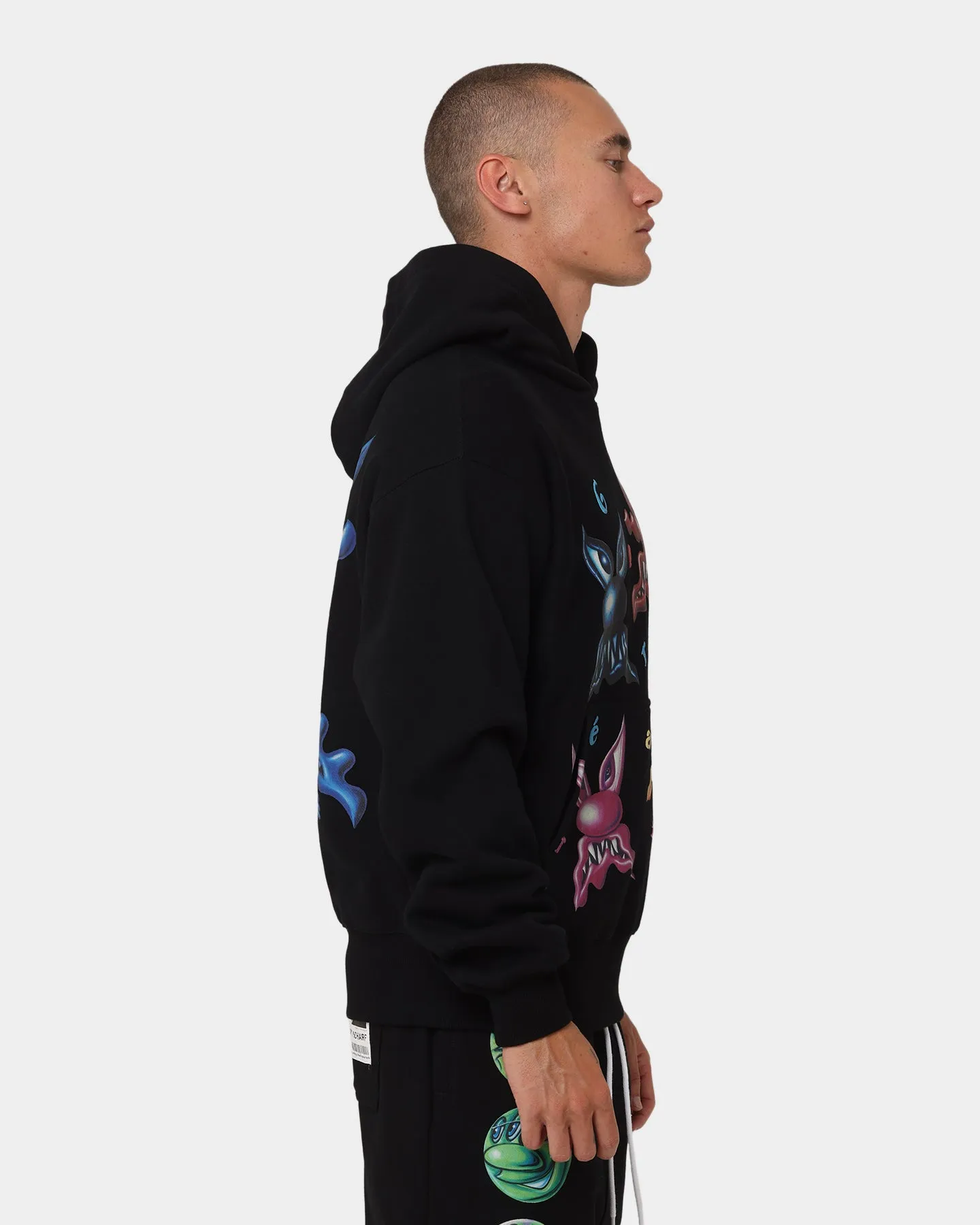 Carré X Kenny Scharf Meanie Oversized Hoodie Black