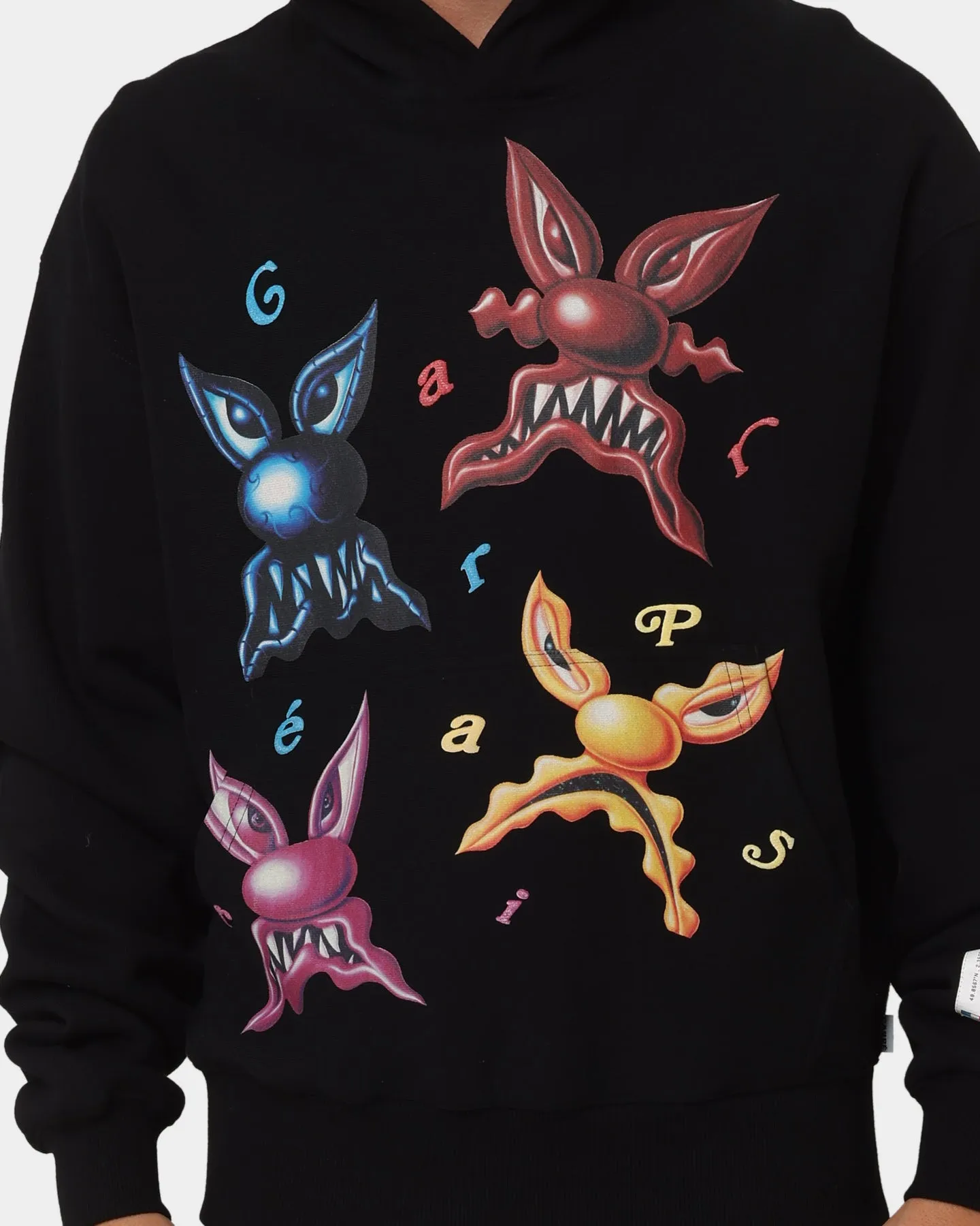 Carré X Kenny Scharf Meanie Oversized Hoodie Black