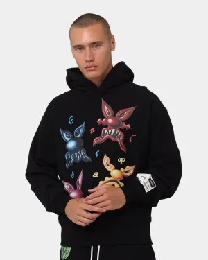 Carré X Kenny Scharf Meanie Oversized Hoodie Black