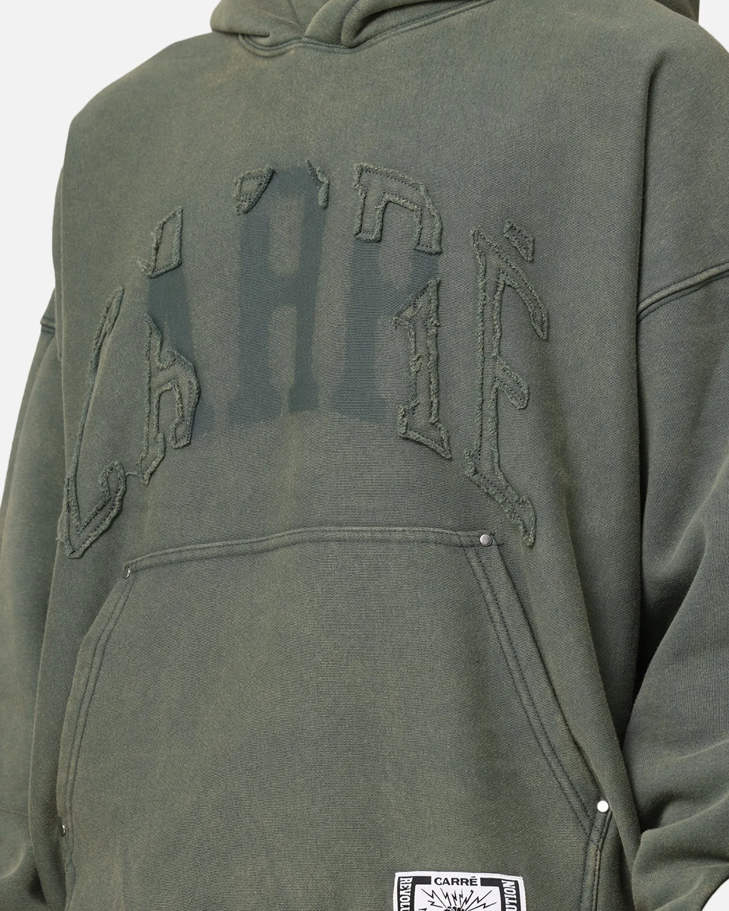 Carre Con-Star Hoodie Rinsed Moss Green