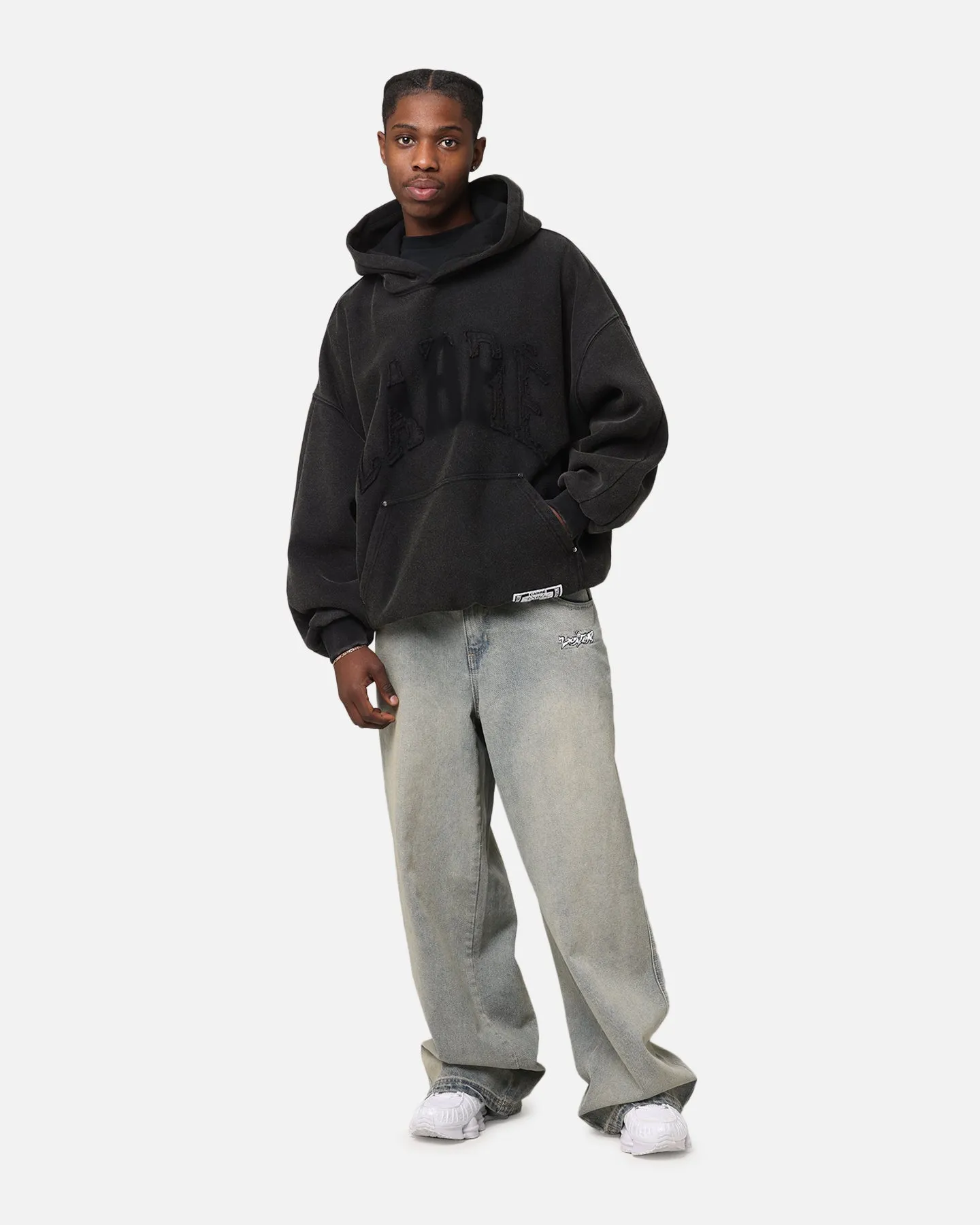 Carre Con-Star Hoodie Washed Black
