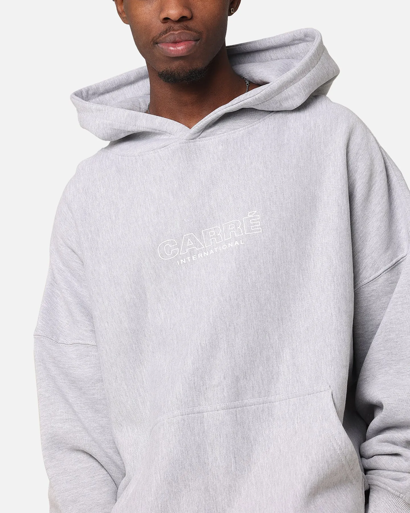 Carre Out Motion Hoodie Light Marle