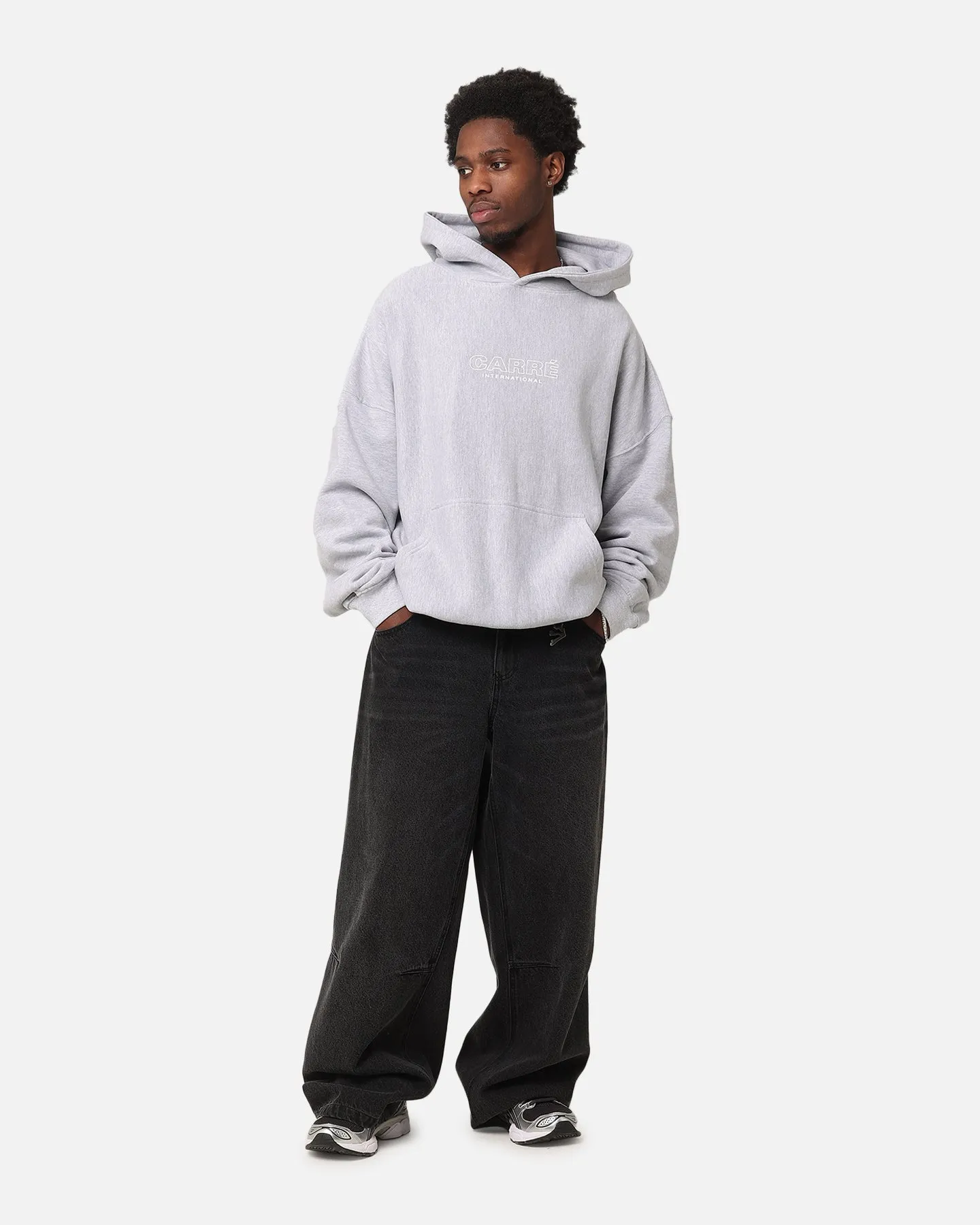 Carre Out Motion Hoodie Light Marle