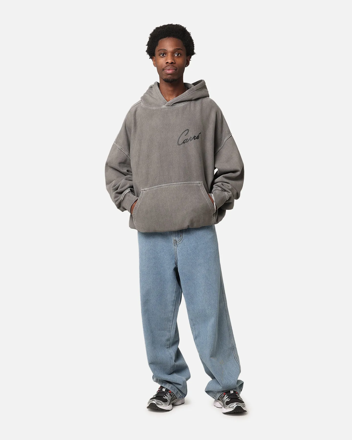 Carre Swifty Hoodie Washed Charcoal
