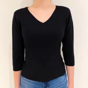 Cashmere V Neck Jumper Extra Small