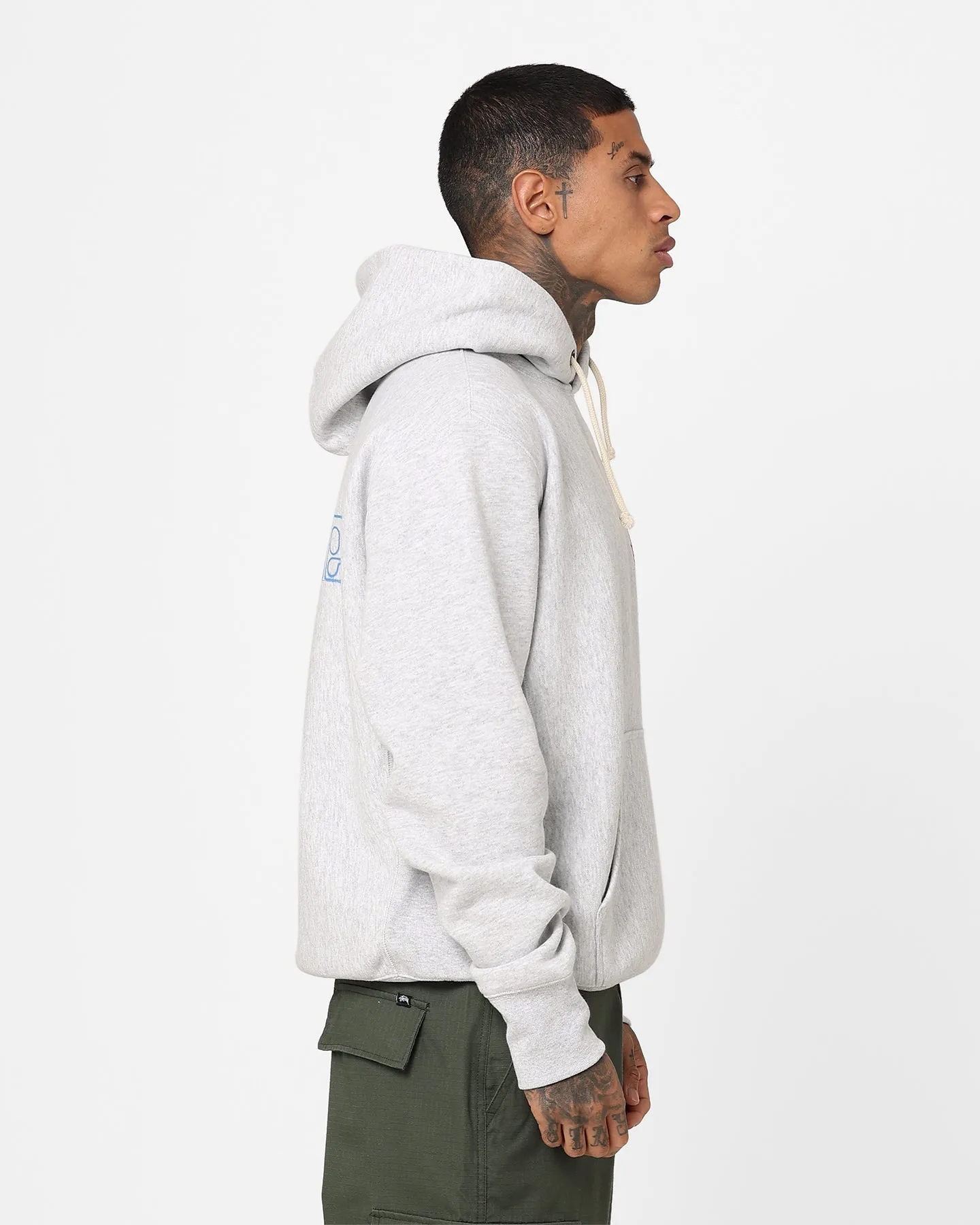 Champion X Beastie Boys Logo Hoodie Oxford Heather