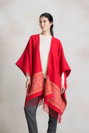 Chancay - 27 Cape Baby Alpaca Color Red
