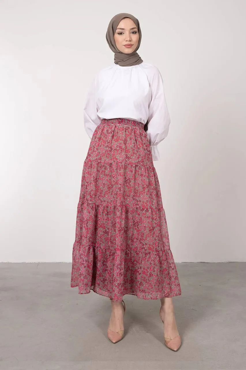 Chiffon Skirt - Elastic waist || S23