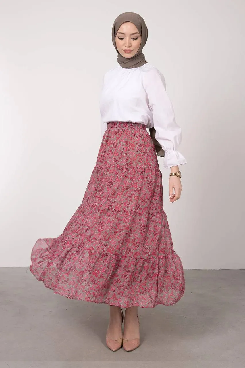 Chiffon Skirt - Elastic waist || S23