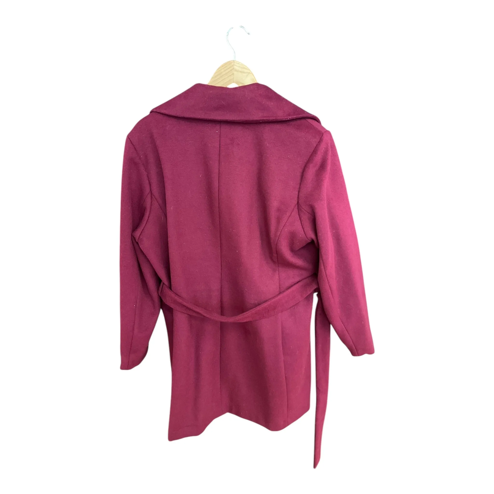 Coat Trench Coat By Michael By Michael Kors In Purple, Size: Xl