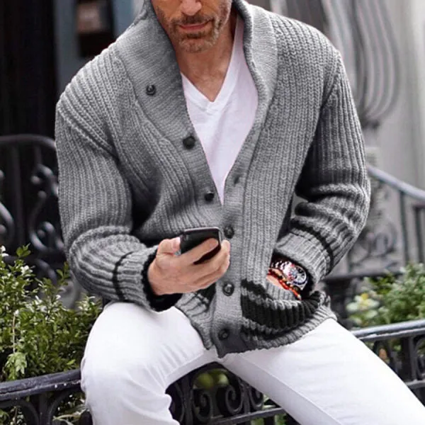 Comfortable Solid Color Half Turtleneck Sweater