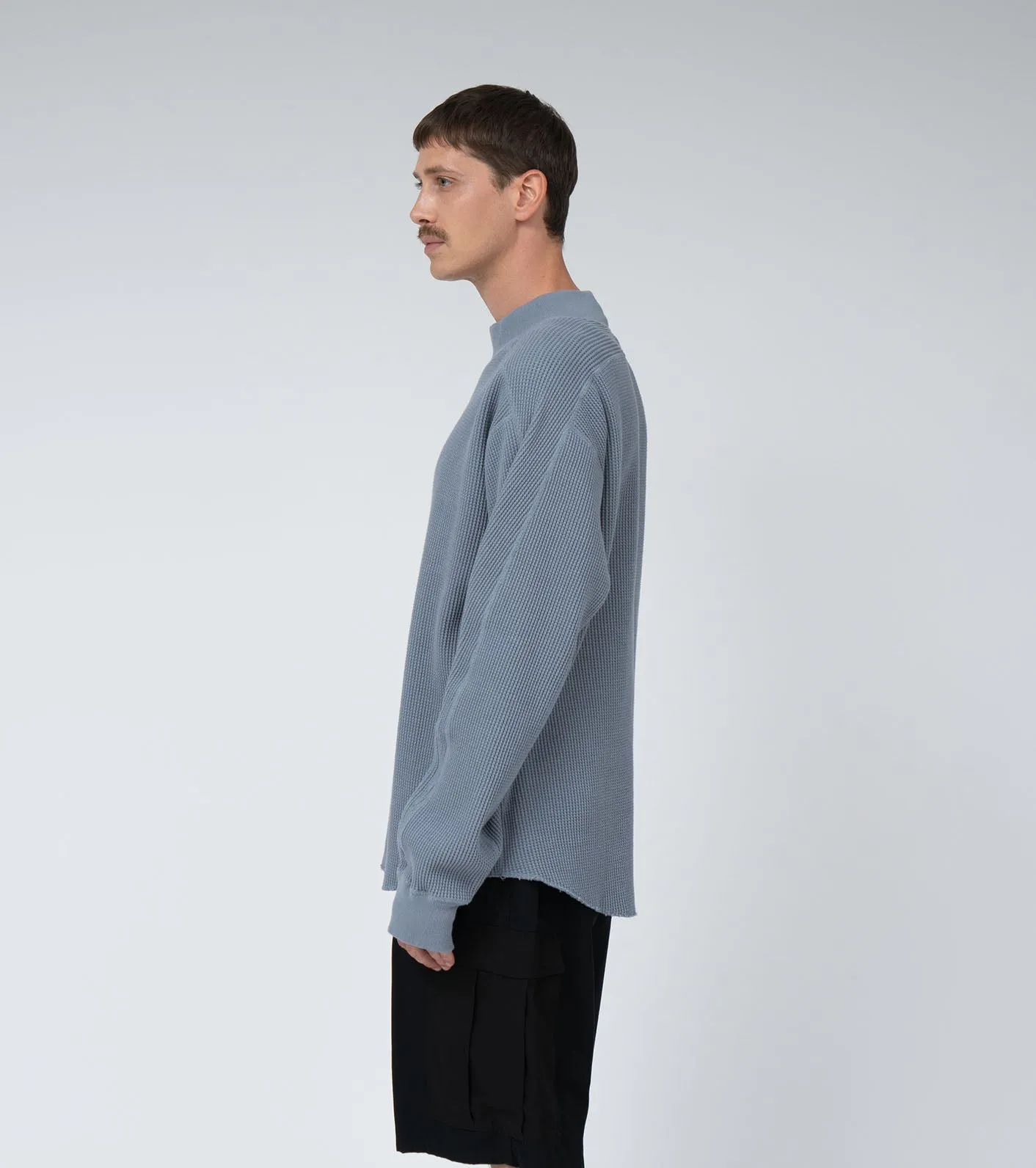 [Coming Soon]Mock Neck Thermal Sweat