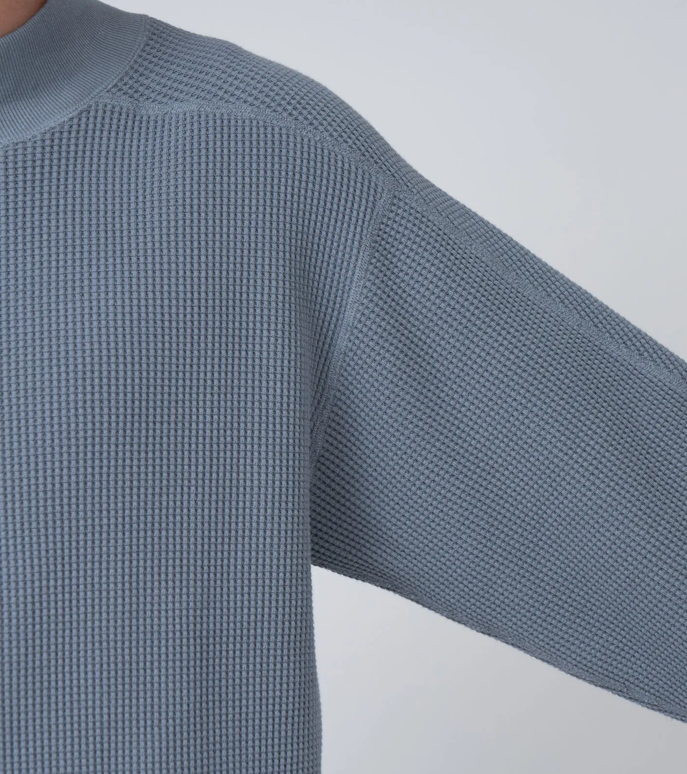 [Coming Soon]Mock Neck Thermal Sweat