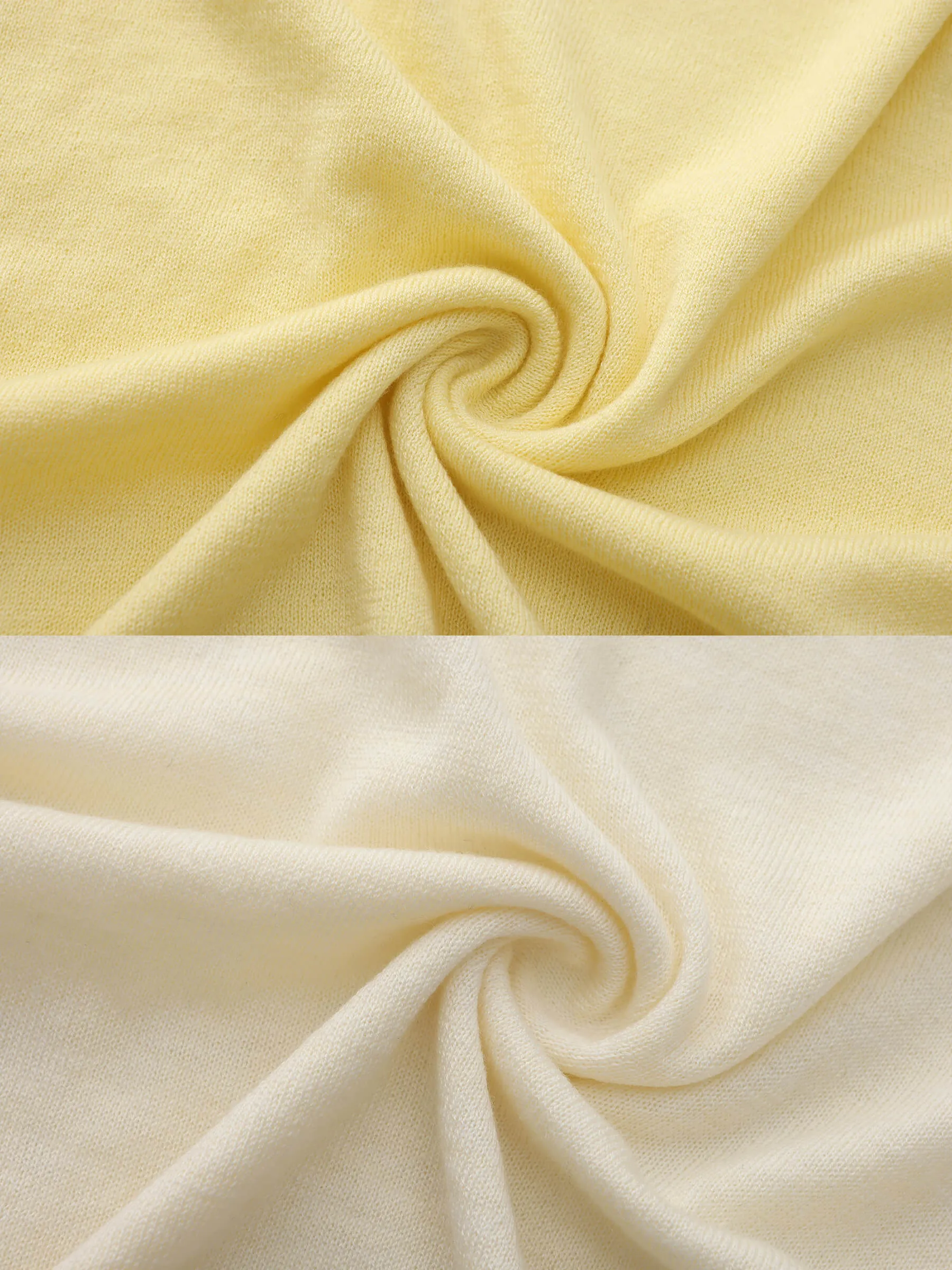Contrast Color T-shirt with Wool Blend