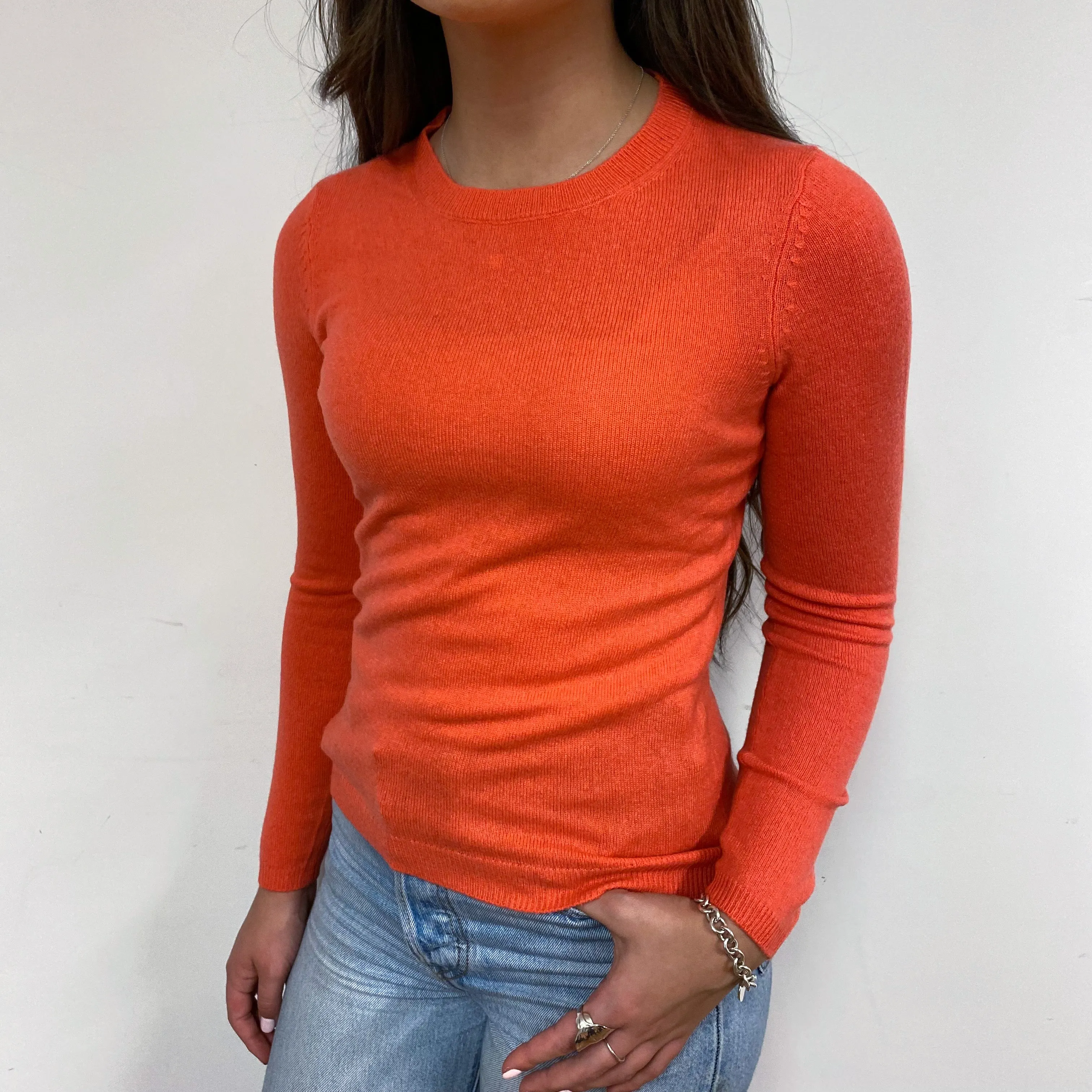 Coral Crew Neck Jumper Extra Small