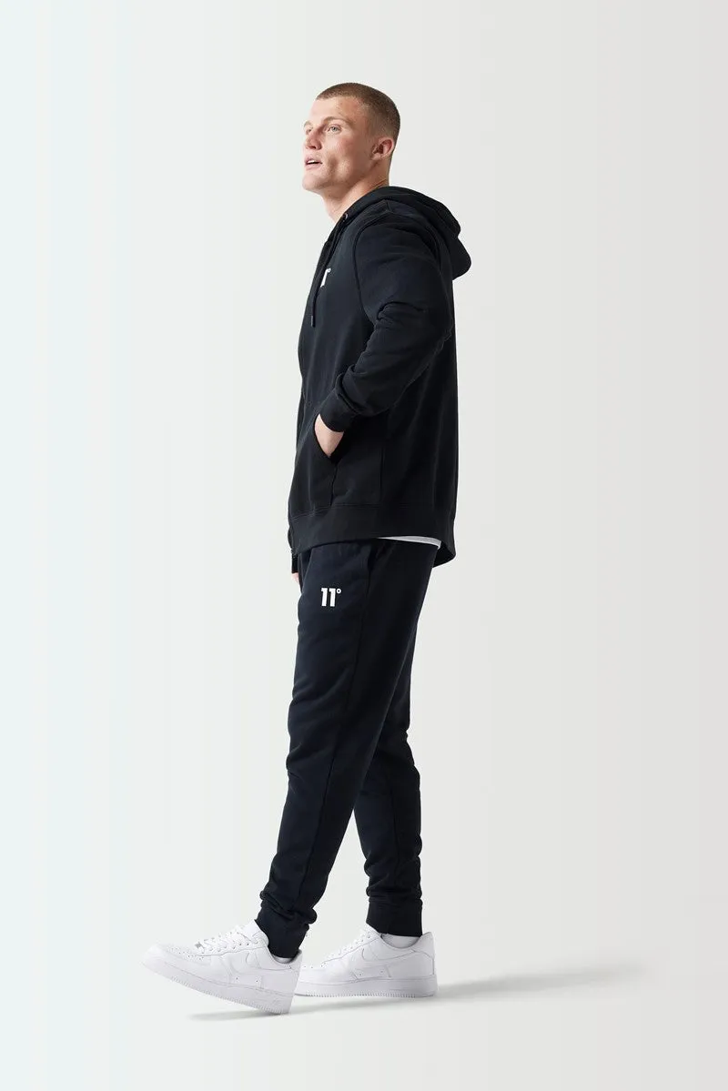 Core Full Zip Hoodie - Black