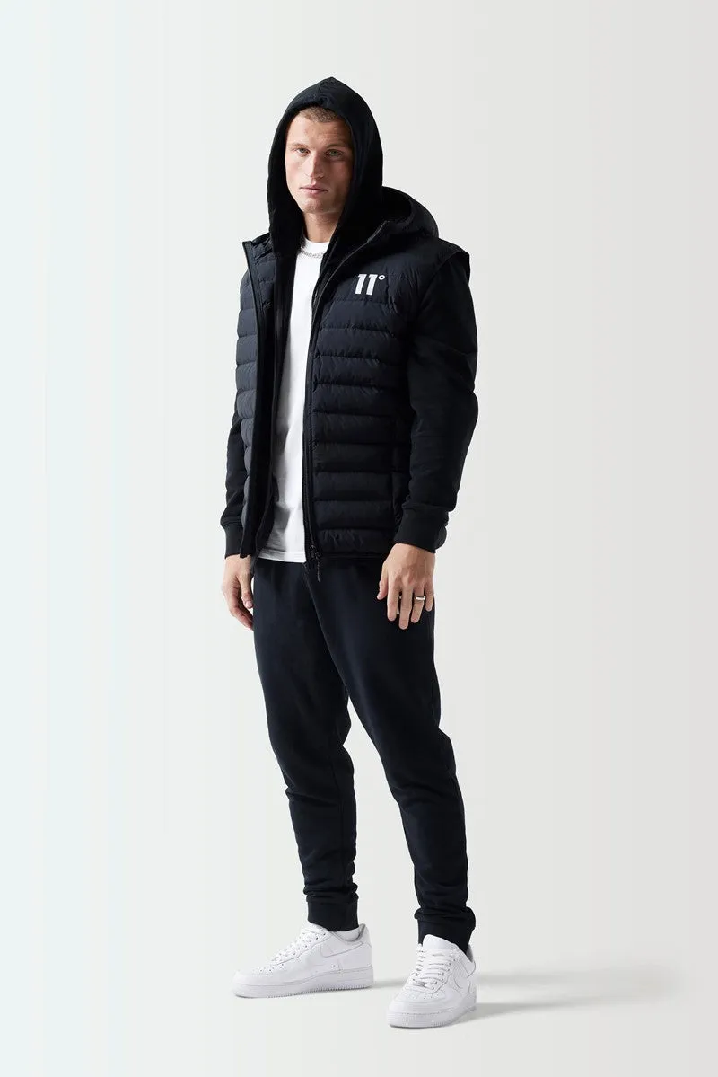 Core Full Zip Hoodie - Black